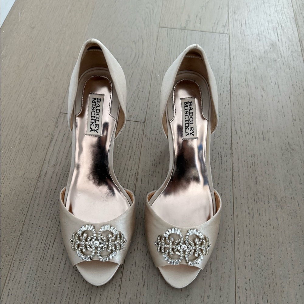 Badgley Mishka Crystal D’Orsay Pumps